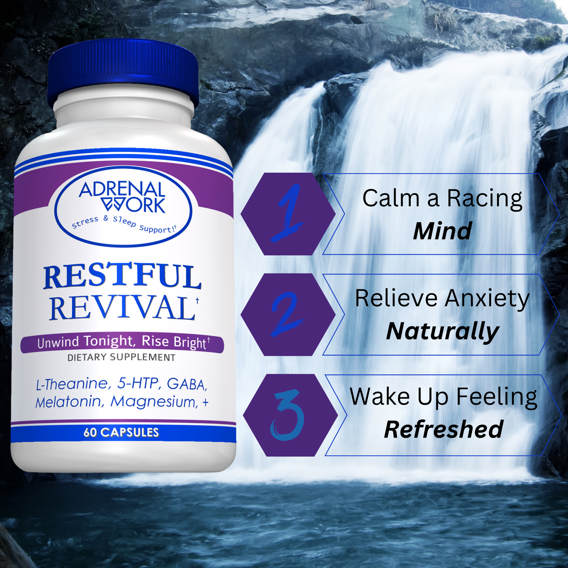 Restful Revival - Natural Stress Relief and Sleep Aid